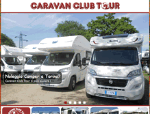 Tablet Screenshot of caravanclubtour.it